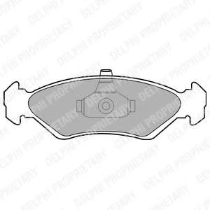 Комплект тормозных колодок, дисковый тормоз