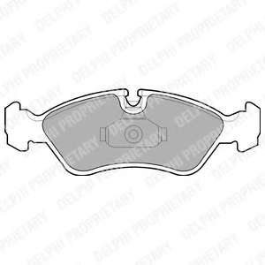 Колодки тормозные (передние) Opel Astra F/Vectra -03 (Continental)