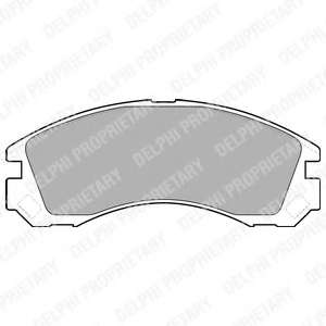 Комплект тормозных колодок, дисковый тормоз