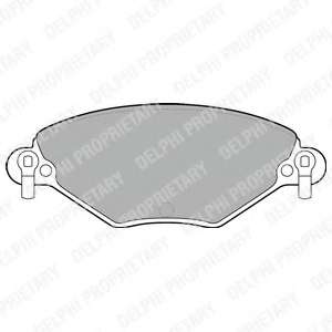 Комплект тормозных колодок, дисковый тормоз