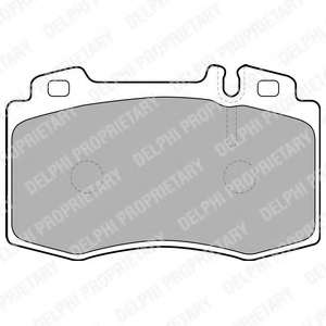 Колодки тормозные (передние) MB S-class (W220) 98-05 (Brembo)