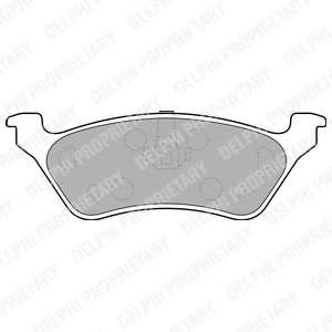 Комплект тормозных колодок, дисковый тормоз