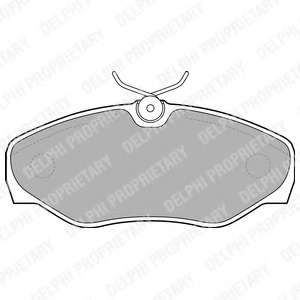 Колодки тормозные (передние) Renault Trafic/Opel Vivaro 01- (TRW)