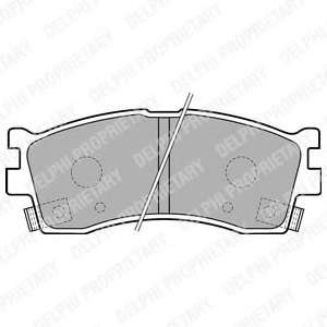 Комплект тормозных колодок, дисковый тормоз