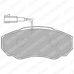 Комплект тормозных колодок, дисковый тормоз