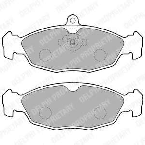 Комплект тормозных колодок, дисковый тормоз