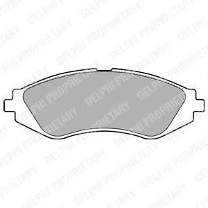 Колодки тормозные (передние) Chevrolet Lacetti/Nubira 05- (Akebono)