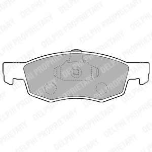 Колодки тормозные (передние) Fiat Doblo 01- (Continental)