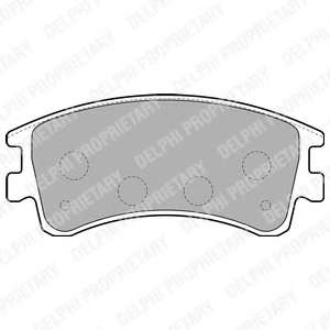 Колодки тормозные (передние) Mazda 6 02-07 (Akebono)