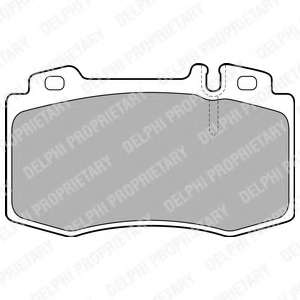 Колодки тормозные (передние) MB C-class (W203)/E-class (W211) 00-09 (Brembo)