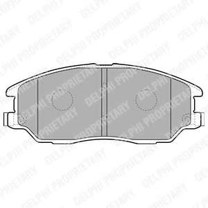 Колодки тормозные (передние) Hyundai Terracan 01-06/Ssangyong Rexton 02-