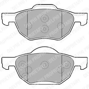 Колодки тормозные (передние) Honda Accord 03-12