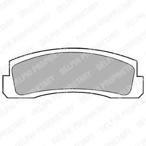 Комплект тормозных колодок, дисковый тормоз