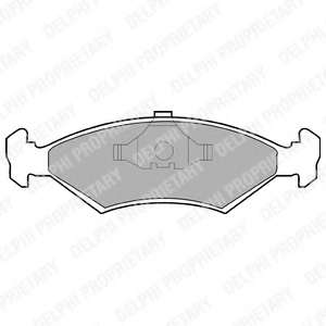 Комплект тормозных колодок, дисковый тормоз