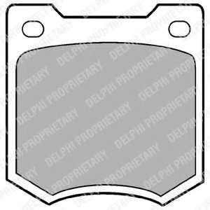 Комплект тормозных колодок, дисковый тормоз