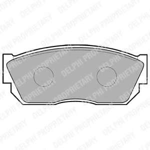 Комплект тормозных колодок, дисковый тормоз