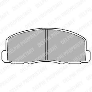 Комплект тормозных колодок, дисковый тормоз
