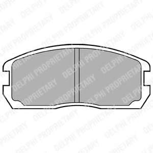 Комплект тормозных колодок, дисковый тормоз