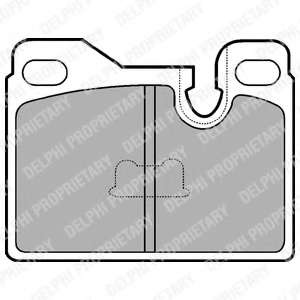 Комплект тормозных колодок, дисковый тормоз