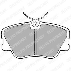 Комплект тормозных колодок, дисковый тормоз