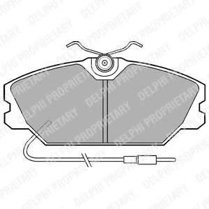 Комплект тормозных колодок, дисковый тормоз