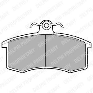 Комплект тормозных колодок, дисковый тормоз