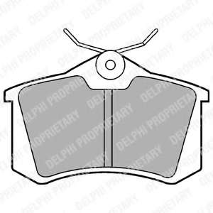 Колодки тормозные (задние) Audi A4/A6/Skoda SuperB 01-09/Renault Clio 05-14/VW Golf/Passat 84-02