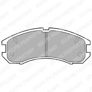 Комплект тормозных колодок, дисковый тормоз