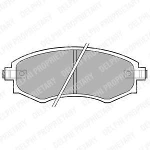 Комплект тормозных колодок, дисковый тормоз