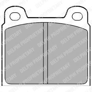 Комплект тормозных колодок, дисковый тормоз