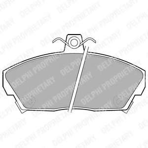 Комплект тормозных колодок, дисковый тормоз