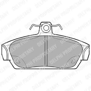 Комплект тормозных колодок, дисковый тормоз