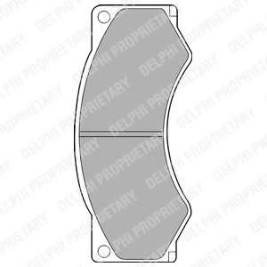 Комплект тормозных колодок, дисковый тормоз