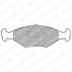 Комплект тормозных колодок, дисковый тормоз