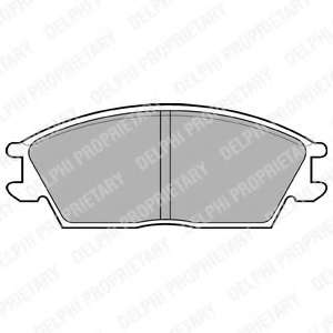 Комплект тормозных колодок, дисковый тормоз