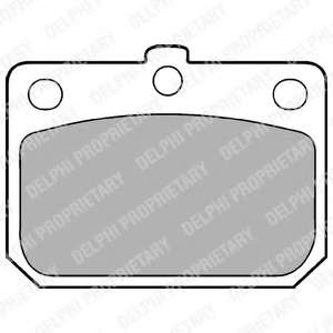 Комплект тормозных колодок, дисковый тормоз