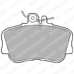 Комплект тормозных колодок, дисковый тормоз