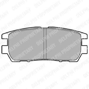Комплект тормозных колодок, дисковый тормоз