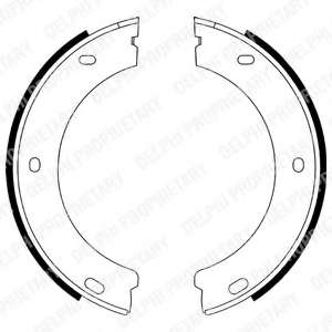 Колодки ручника Peugeot 605 89-99 (185x20)