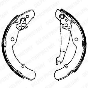Колодки тормозные (задние) VW Caddy II 95-04 (барабанные) (230x30)