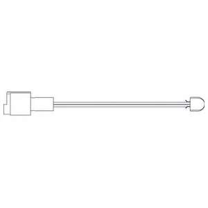 Датчик износа тормозных колодок (задних) BMW 3 (E21/E30)/5 (E12/E28)/6 (E24)/7 (E23) 72-86 (L=165mm)