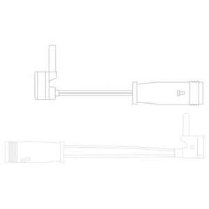 Контрольный контакт, контроль слоя тормозных колодок