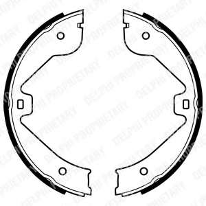 Комплект тормозных колодок, стояночная тормозная система