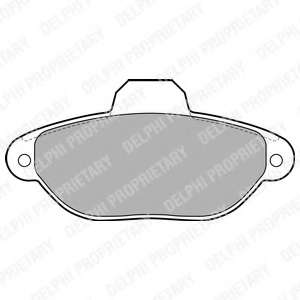 Комплект тормозных колодок, дисковый тормоз