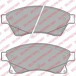 Комплект тормозных колодок, дисковый тормоз