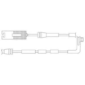 Контрольный контакт, контроль слоя тормозных колодок
