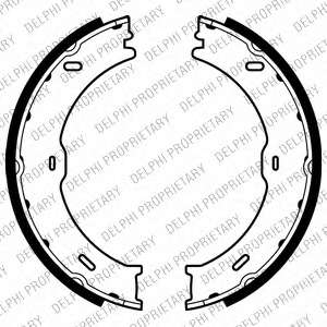Комплект тормозных колодок, стояночная тормозная система