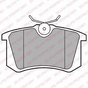 Колодки тормозные (задние) VW Golf/Passat 83-02/ Peugeot 405 87-96