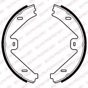 Комплект тормозных колодок, стояночная тормозная система