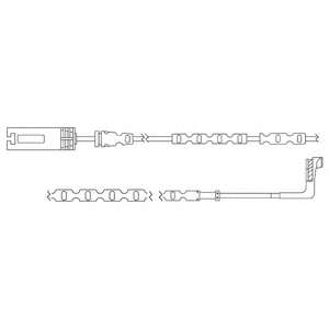 Контрольный контакт, контроль слоя тормозных колодок